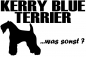 Preview: Aufkleber "Kerry Blue Terrier ...was sonst?"